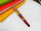 Conklin Misto Exclusive Jonathan Brooks Resin Fountain Pen  Lava Flow  Free Nib