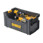 22 Inch Stackable Tool Tote Box Open Storage Bin For Workshop Garage