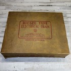Marx O Gauge 45225 Santa Fe  21 Twin Diesel Tin Freight Train Set Boxed 1950s