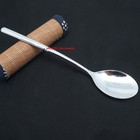 Real 999 Fine Silver Spoon Glossy Finish Round Handle Dinner Spoon 7 16inch