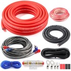 4 Gauge Subwoofer Wiring Kit - Power  Rca   Speaker Wire For Car Audio System