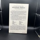 Stanley Tools Antique Collectible Complete Comprehensive Guide John Watler 1990