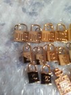  Gold Silverlot Of18  Zipper Gold  Tone Double Sided Dior Chanel Charm 