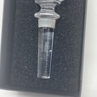 Versace Medusa Rosenthal Frosted Clear Lead Crystal Wine Stopper New Originalbox