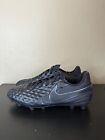 Nike Tiempo Legend 8 Black Soccer Cleats Fg Mg Shoes At6107-010 Men s Size 8