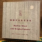 Vintage Roulette Wheel Gambling Game Set By Wm F Drueke   Sons Inc Boxed T1