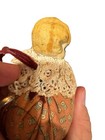 Vintage Doll Pin Cushion With Porcelain Head