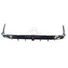 Honda Accord 21-22 Rear Diffuser Lip Led Brake Light Corner Spats Glossy Black