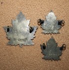 A Ww1 Cef  9th Canadian Mounted Rifles Cap   Pair Collar Badges By Inglis