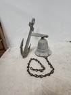 Vintage Brass Anchor Ship Bell Nautical Wall Decor