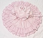 Vintage Miss Quality Pink Ruffles Lace Full Circle Girls Pageant Dress Size 6