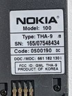 Vintage 1990 s Nokia Model 100 Mobile Brick Candybar Cell Phone Tha-9