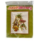 Vintage Sunset Stitchery Plant Ladder Crewel Embroidery Kit New Sealed 1977