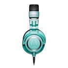 Audio Technica Ath-m50x Professional Studio Monitor Headphones Ice Blue Bundl   