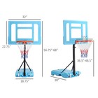 Portable Outdoor Family Basketball Hoop System For Pool Water Sports   Games