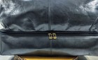   rare  Large Italian Vintage Leather Doctor   Travel Bag 19  X 11   base 