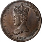 1850 Haiti 6 1 4 Centimes  Pcgs Ms 63 Bn  Km-38