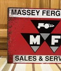 Massey Ferguson Sales Services Sign Tractor Farm Parts Vintage Style Wall Decor