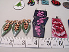 Lot Of 28 Vintage Copper Enamel  Pendants   Or Charms 4 Jewelry Making