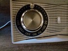 Vintage Mid Century Motorola Clock Tube Radio Model  Ac3ah Bakelite White Works