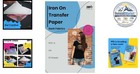 Iron-on Transfer Paper Dark Fabrics 8 5 X 11 In 10 Sheets Inkjet T-shirt