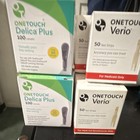 Onetouch Delica Plus 200 Lancets   Verio200 C Test T Strips Virtually Pain Free