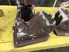 Pair C1880 Victorian Gingerbread Corbels Brackets Old Brown 12  X 8  X 7 5 