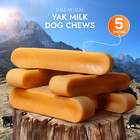 Large Yak Cheese Chew - 100  Natural   Long Lasting Dog Chew   Treats  5 Pcs 
