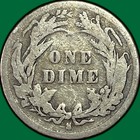 1897-s Barber Dime Good G Coin  36616