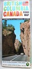 British Columbia Canada Official Highway Road Map 1965 Vintage Auto Travel