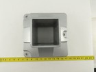 Flexlink Xcff 88x260 88mm Square Tube Floor Flange Mounting Socket