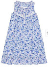 Eileen West  little  Girls Sleeveless Floral Long Nightgown Sleepwear Sz 4t  Nwt