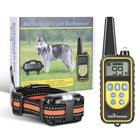 Dog Training Collar 875 Yard Remote Rechargeable Shock Pet Waterproof Trainer