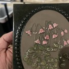 Vintage Swedish Signed Ceramic Wall Hanging    lily Of The Valley    By Jie Gantoft