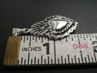 Vintage Sacred Heart Sterling Silver 925 Ornate Mexico Pendant