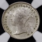 1840 Great Britain Silver 4 Pence Ngc Ms 64 Groat