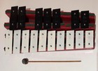 Vtg Marimba Glockenspiel Xylophone Instrument By Rhythm Band Inc Japan 14   x7   x2   