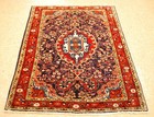 Natural Wool Old Oriental Rugs hand Woven knotted Size Approximately 3 5     5 1 