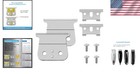 Andis 2 Pack T Blade For T Outliner   Gtx Trimmer - Replacement Sliver Steel Bla