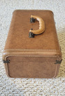 1950 s Vintage Empire Brand Luggage  Hard Shell Train Case -- Lid Mirror