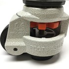 Footmaster Gd-80-s-nyn Stem Mount Swivel Leveling Caster    63mm Wheel  550kg