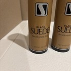 Avon Body Powder Talc For Men Deodorant - Black Suede - 3 5 Oz - Set Of 2- Vtg