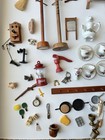 Huge Lot Of Vintage Dollhouse Miniature Furniture Decor Kitchen Shackman Fomerz