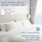 Hotel Sheets Direct Duvet Cover 3-piece Set Light Green Full