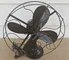 Antique 1920s Westinghouse Table-top Electric 4 Blade Oscillating Fan Needs Cord
