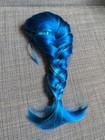 Truly Me 90 Wig C Blue Braided Hair American Girl Doll Ooak Custom