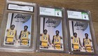 1979-80 Magic Johnson Rookie Graded Pocket Schedules Los Angeles Lakers 3ct Rare