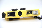 Yellow Minolta Weathermatic-a Underwater Film Camera Japan Works  Free Shipping