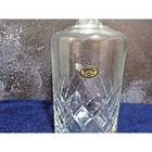 Bohemia Crystal Cut Carafe W glass Stopper Hand Made Czechoslovakia Original Box