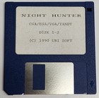 Vintage Night Hunter Ibm Pc Game  ms-dos 3 5 Floppy  Ubi Soft Free Shipping